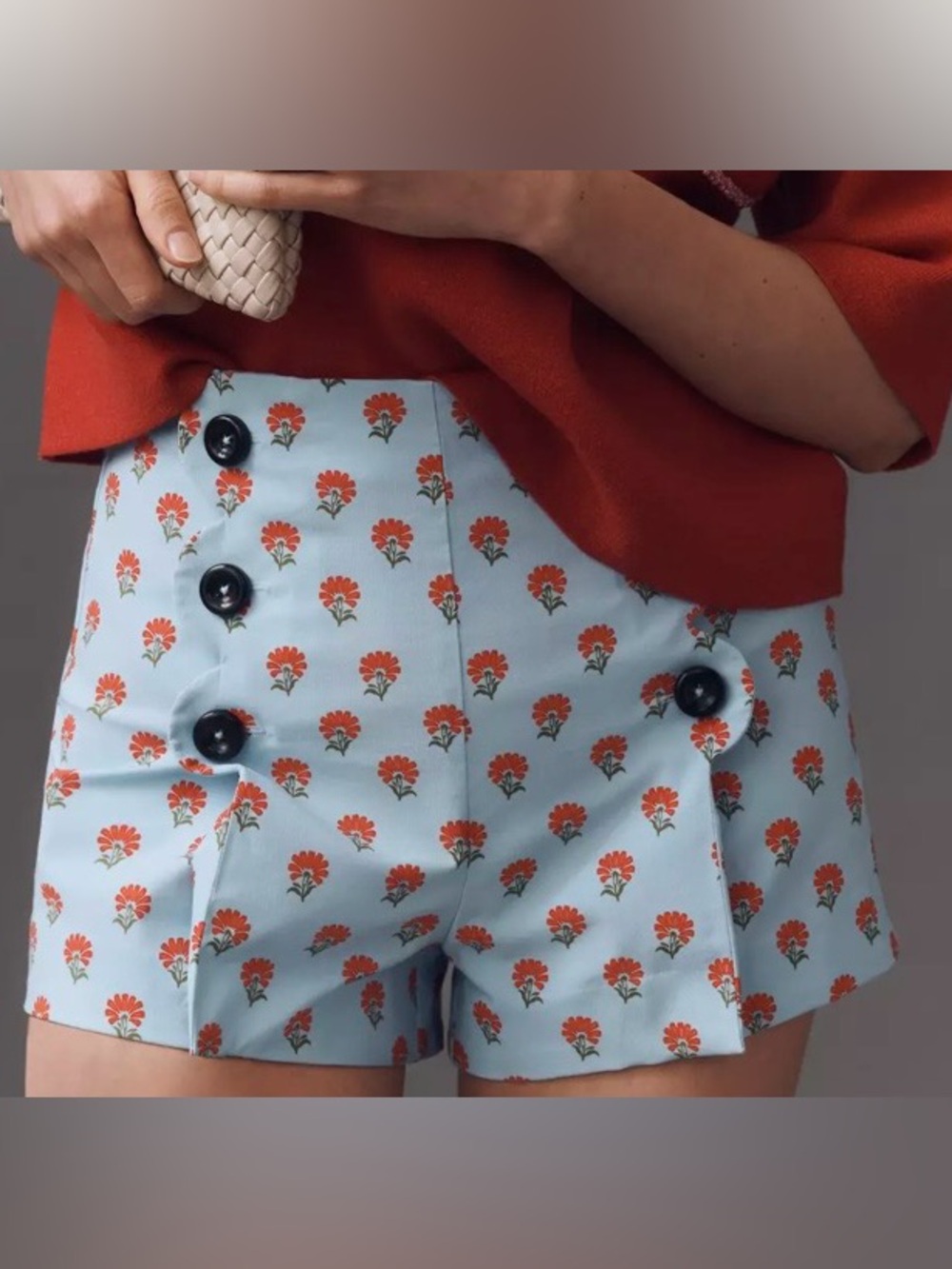 Anthropologie Maeve Scallop Shorts